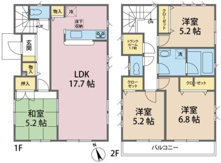 Ԏ} LDK͍LX17.74LDKIpg[gN[Ɗ[Xy[XIS[tŕ̒uɍ܂IJ[Xy[XLB