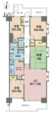 Ԏ} EEk3ɑ邢4LDKBLDƘaԂŎgAƑŉ߂ԂRƑzułBƗm3͍ݑ[NqǂɂœKB79Ē̐Lт₩ȏZԂłB