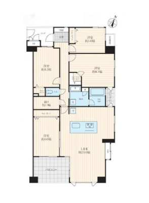 Ԏ} 쓌k3pZ˂ɂ̌ǍDI1002̍LX4LDKI[˂[LxłI