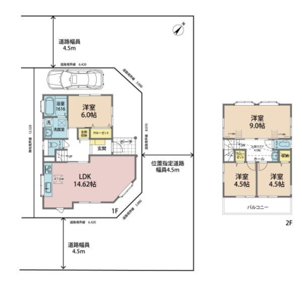 �Ԏ��} �O���p�n�ƍ��䗧�n�œ�������ʕ��ǍD�B��������Ԏ��ƃ��t�g�t���ŉƑ��̕ω��ɑΉ��B���ԓ��A��K���ʍ̗p�ŕ�炵�₷�������͂ł��B���S�̏Z���ƊX���݂����͂ł��B���������S�ŕ�点�܂���B