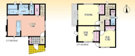 �Ԏ��} 15.3��LDK�I��Q����8.4���{���[2�J���ł�����芰����L���I�z�[�����[�����Ŏ��[�L�x�I