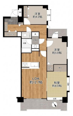 �Ԏ��} �RLDK�E71.46���āE2�ʃo���R�j�[�t���I