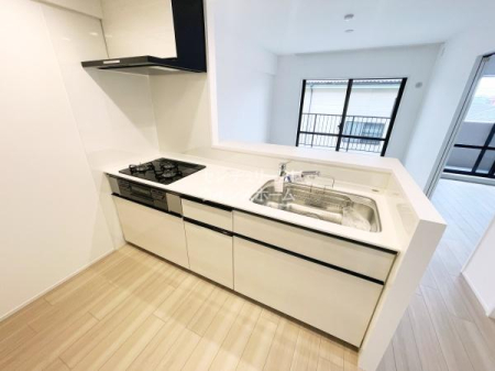 �L�b�`�� �V�X�e���L�b�`���͐V�K�����ςł��I�������������r���O�ɂ��邲�Ƒ��Ƃ̉�b���y���߂�l�C�̑Ζʎ����̗p���܂����B�r���g�C���H��@�ɏ򐅊�������������@�\�^�C�v�ƂȂ��Ă��܂��I