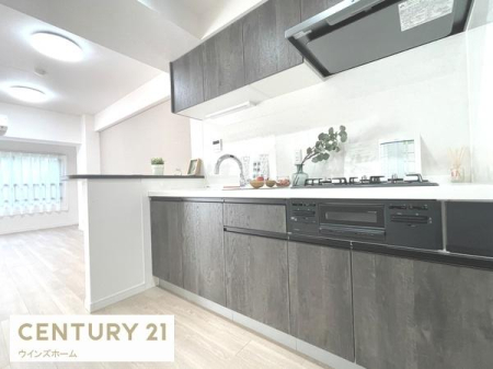 �L�b�`�� ����������Ƃ����Ƒ��Ɖ�b���y���ނ��Ƃ��ł���L�b�`���ł��B��̊��̂���LDK�͂��J���I�ȋ�Ԃ����o�������܂��B